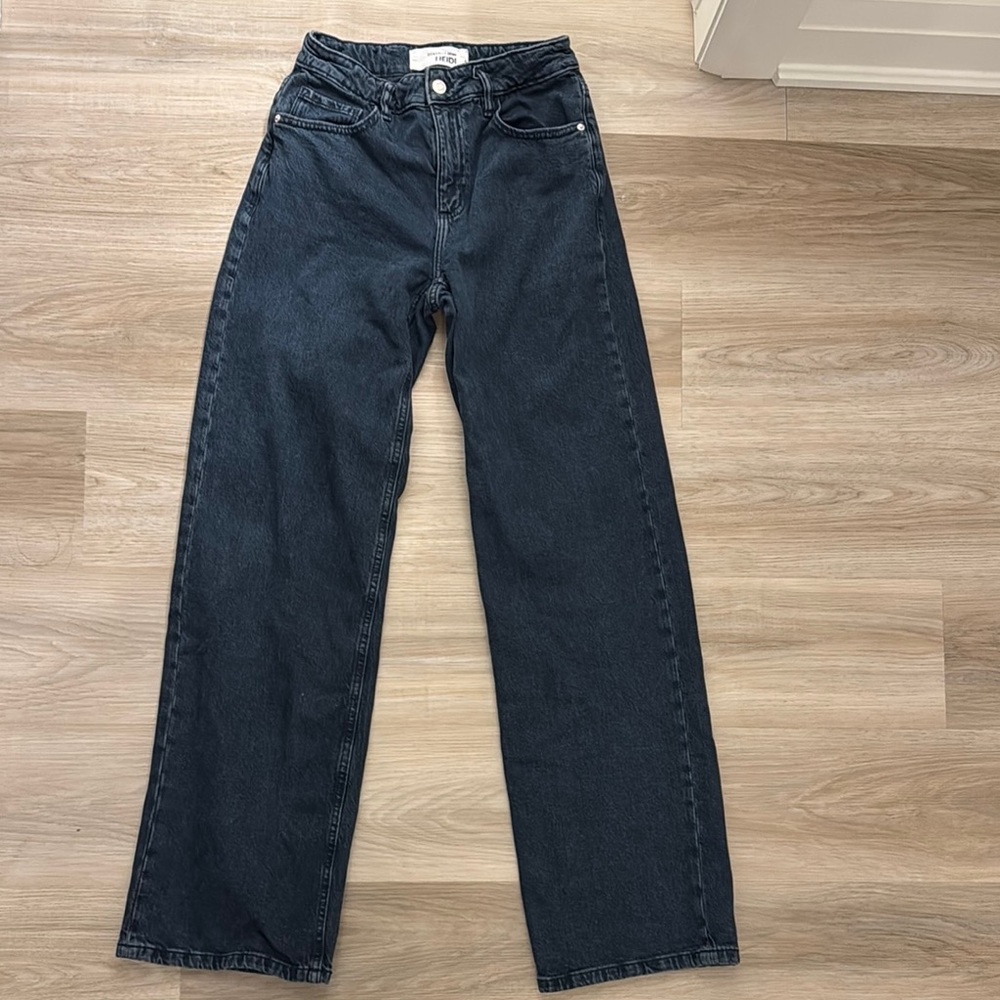 Dynamite dark wash Straight Leg Jeans High-Rise